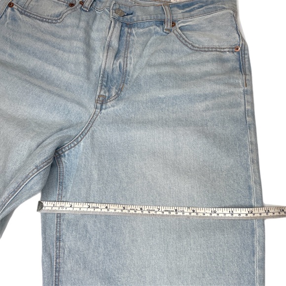 American Eagle Strigid Highest Rise Baggy Straight Jeans - Picture 15 of 16